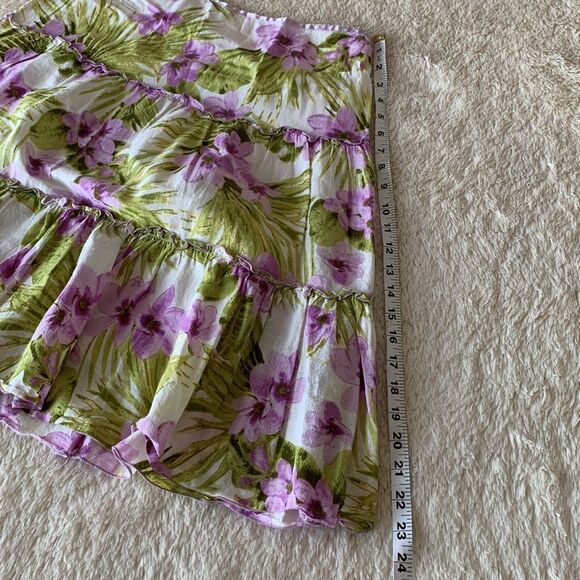 Speechless floral print gypsy ruffle skirt size 3 - Picture 15 of 16